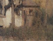 Fernand Khnopff In Fosset The Farmhouse Garden Spain oil painting artist